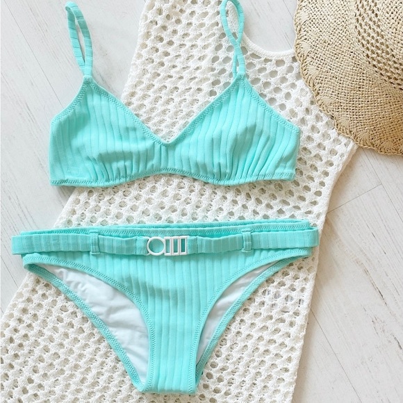 Solid & Striped Rachel top in mint NWT